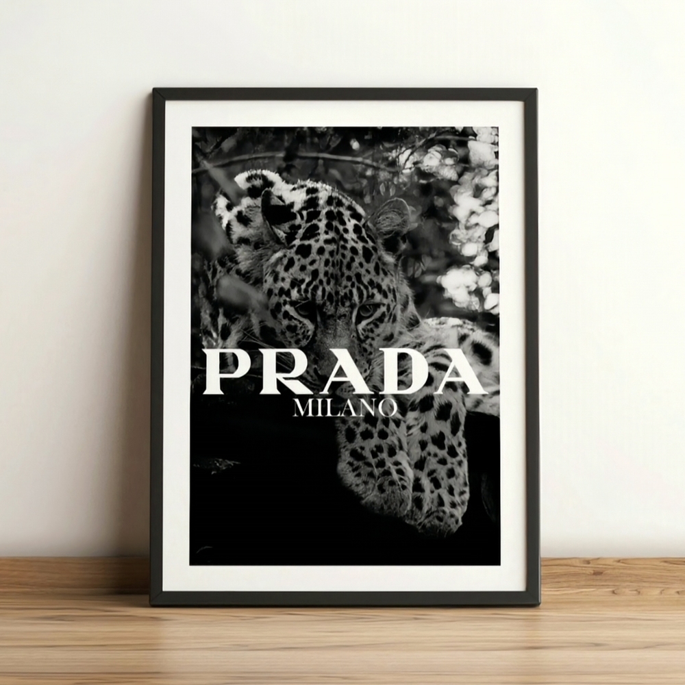 Prada 8 1/2"x11" Framed Wall Art